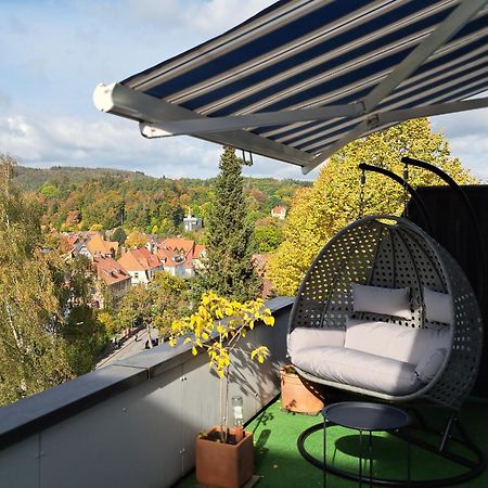 Das Kleine Penthouse Mit Kamin Apartamento Bad Sachsa Exterior foto