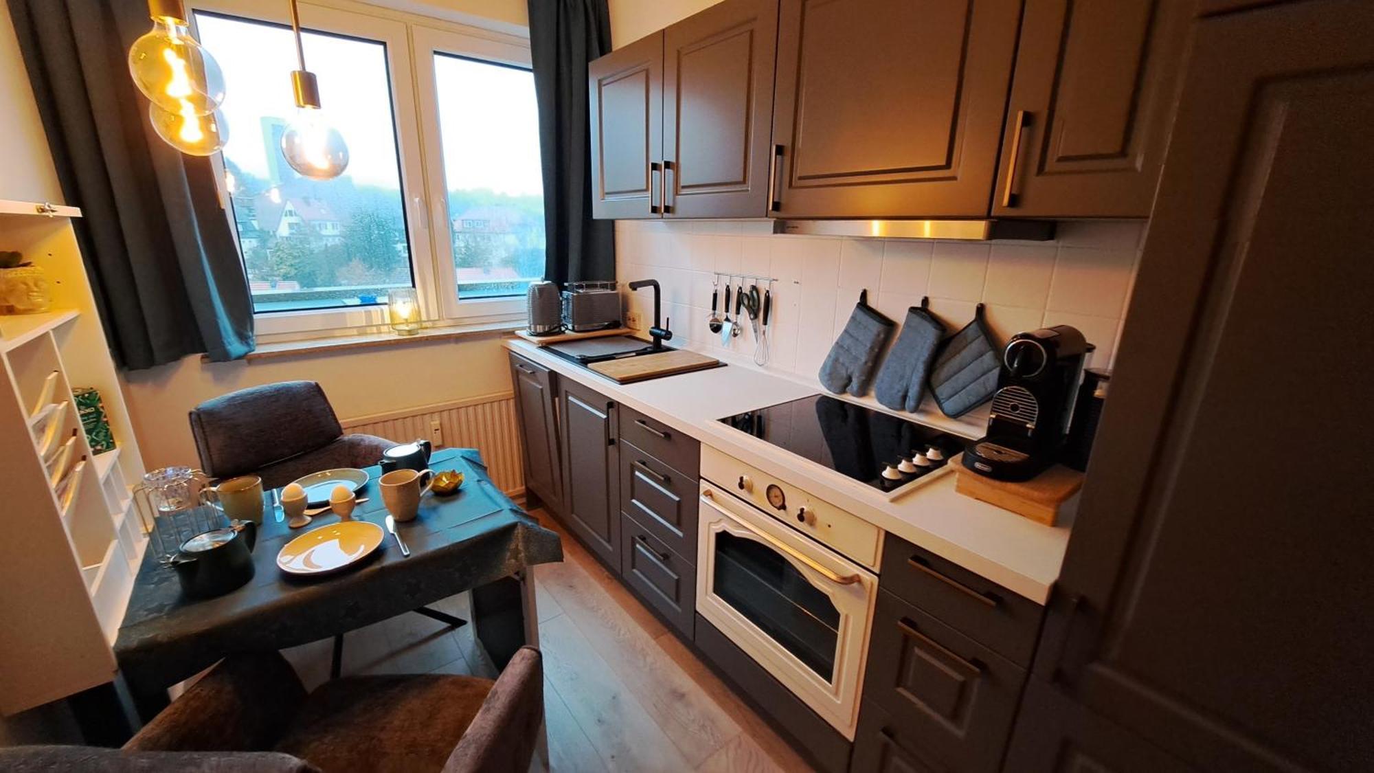 Das Kleine Penthouse Mit Kamin Apartamento Bad Sachsa Exterior foto